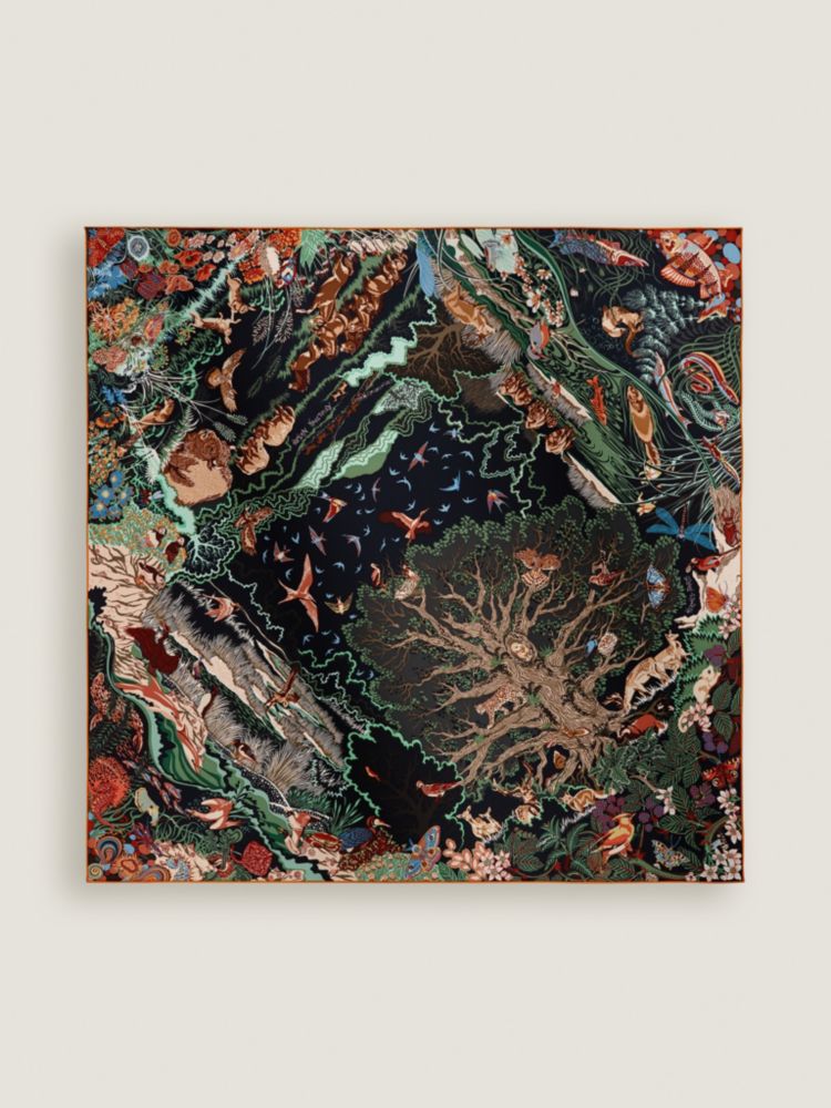 【未使用】HERMES The Nature of Men スカーフ Rewilding Nature scarf 90 | Hermès USA